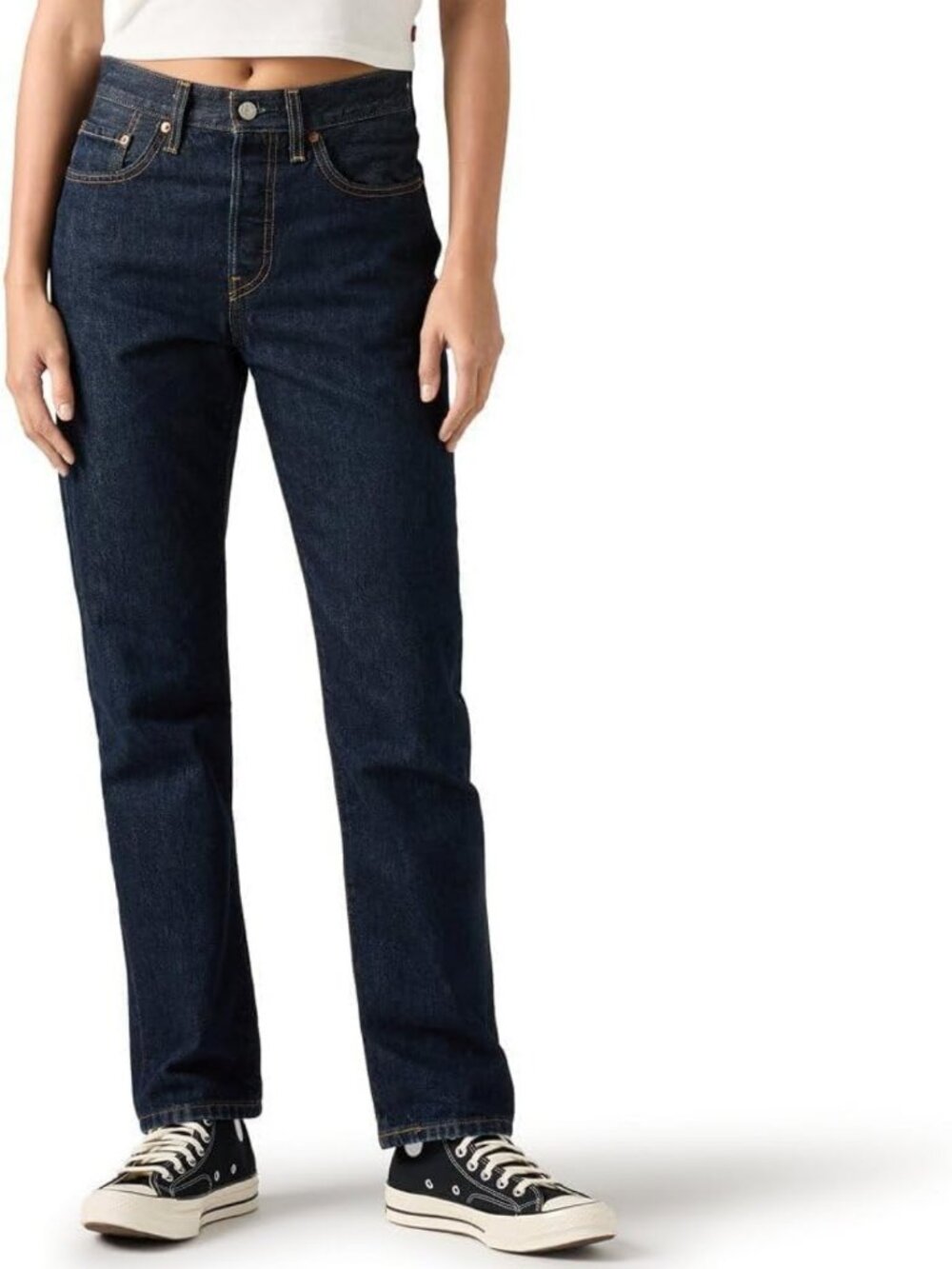 Classic High-Waisted Women's 501 Jeans - Vintage Style, Perfect Fit, Timeless
